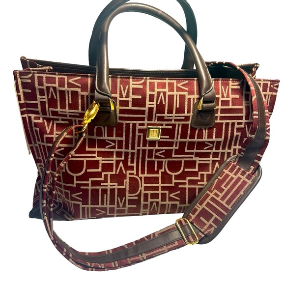 Diane Von Furstenberg Handbags - Diane Von Furstenberg DVE Logo Large Travel Bag Tote